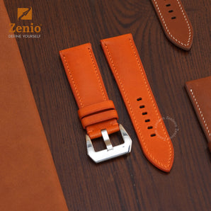 Orange Nubuck Leather Straps for Panerai