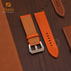 Orange Nubuck Leather Straps for Panerai