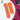 Orange Togo leather straps for Hublot Spirit Bigbang One Click
