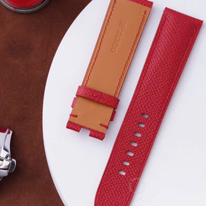 Red EpsomLeather Strap for Panerai Luminor