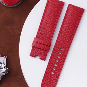 Red EpsomLeather Strap for Panerai Luminor
