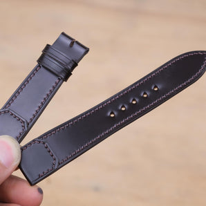 Bespoke Shell Cordovan Leather Watch Strap