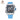 Sky Blue FKM Rubber Sailcloth Pattern Velcro watch straps for Richard Mille