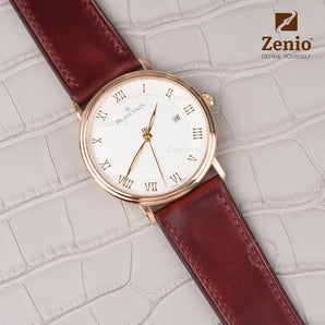 Whiskey Shell Cordovan Leather Watch Strap