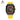 Yellow FKM Rubber Sailcloth Pattern Velcro watch straps for Richard Mille
