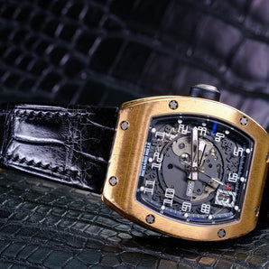 Glossy Aligator Strap For Richard Mille