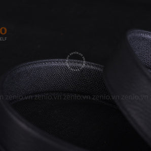 Black Epsom Leather Belt Classic For Men 35mm